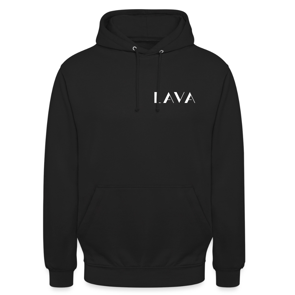 LAVA Hoodie "Too spicy" - Schwarz