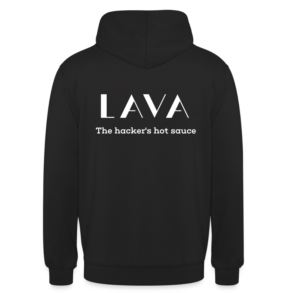 LAVA Hoodie "Hacker" - Schwarz
