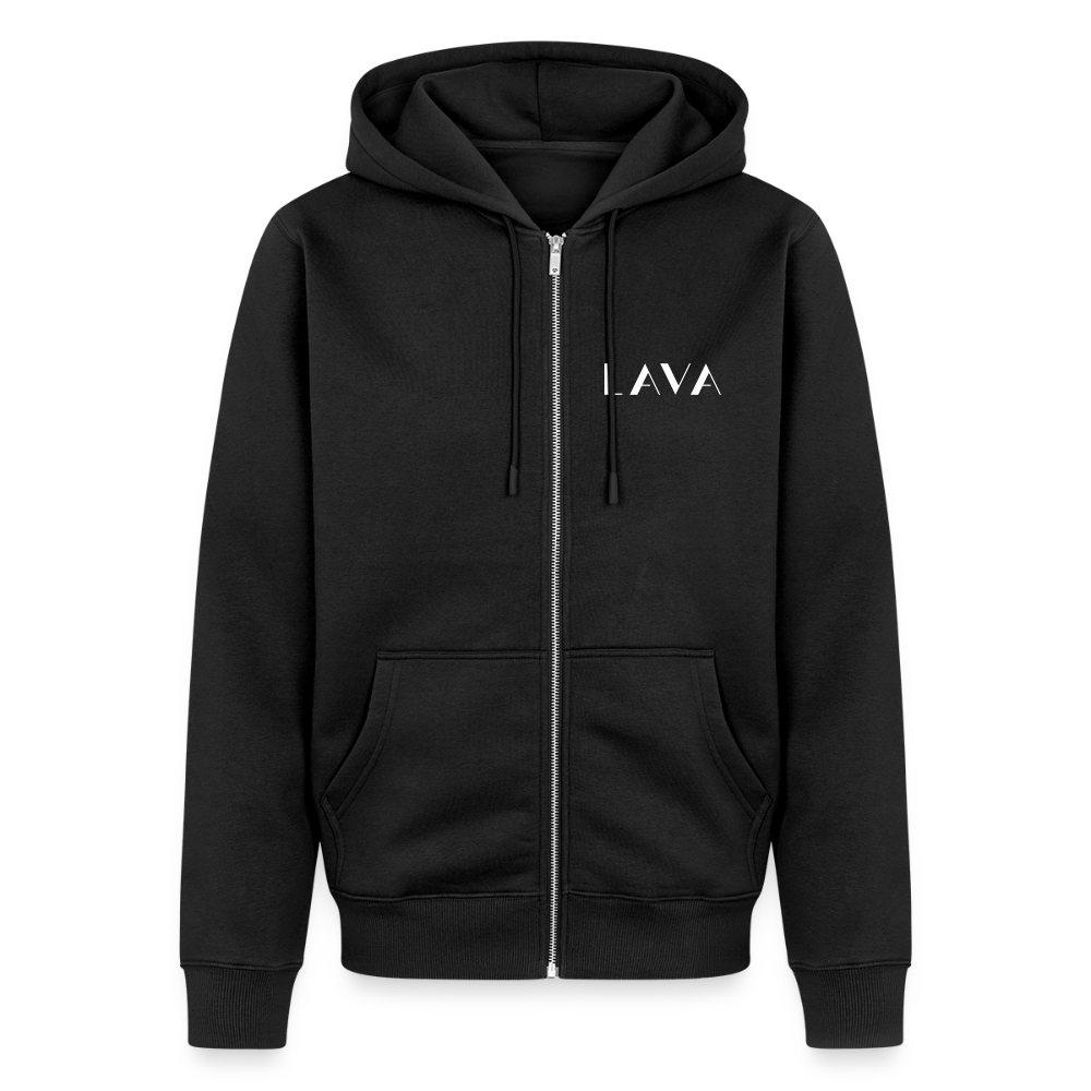 LAVA Zipper Hoodie "Nicht für mich" - Schwarz