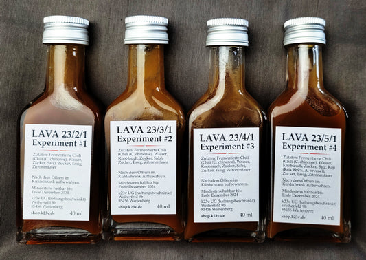 LAVA Experiment 23/2,3,4,5/1